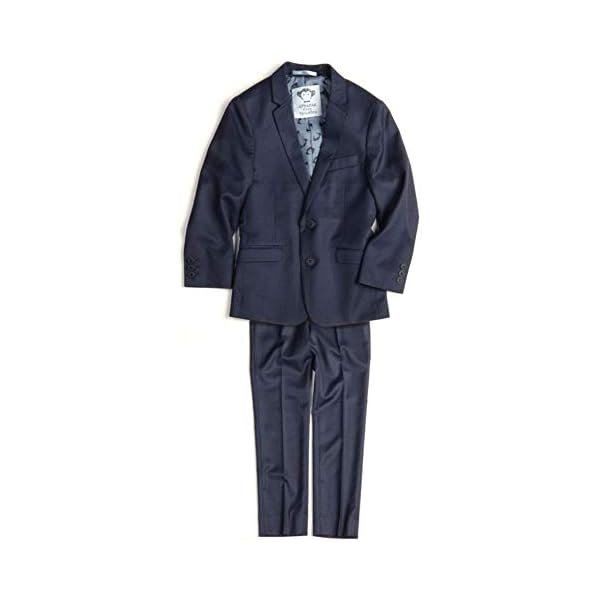 Appaman Big Boys' Two Piece Classic Mod Suit In Navy Blue - 图片 2