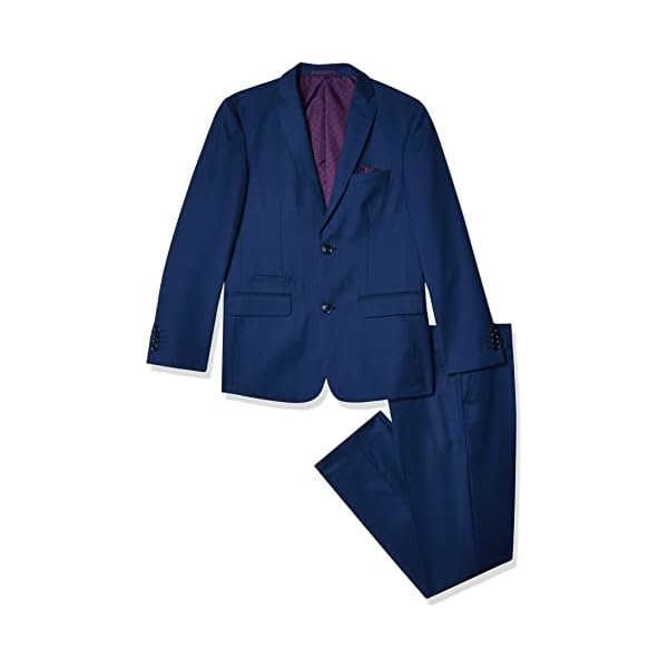 Isaac Mizrahi 2pc Slim Cut Wool Blend Suit Suit
