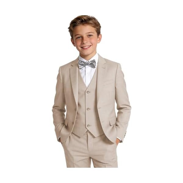 Boys' Suits Kids Formal Tuxedo Set for Toddler Boys 5 Piece Wedding Ring Bearer Outfit Easter Prom Suit Dress Clothes